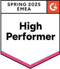 High Performer EMEA G2 label